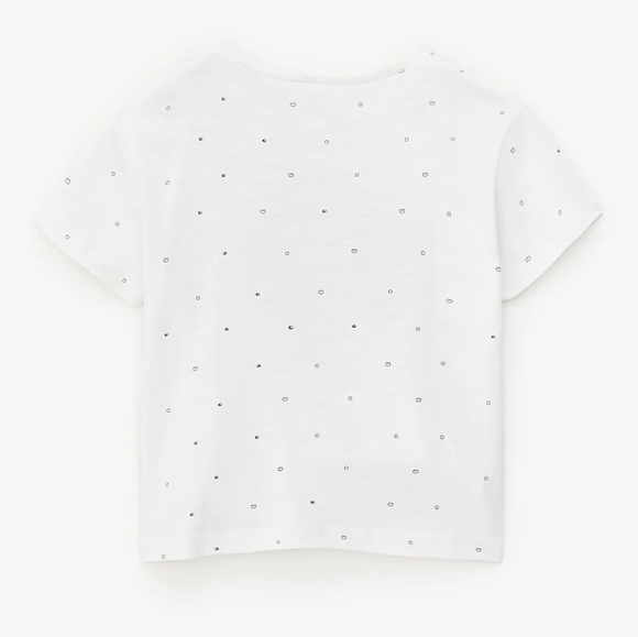 ZARA Baby Girl 🍎 Apple Print T-Shirt l 4-5YRS NWT - Picture 5 of 5